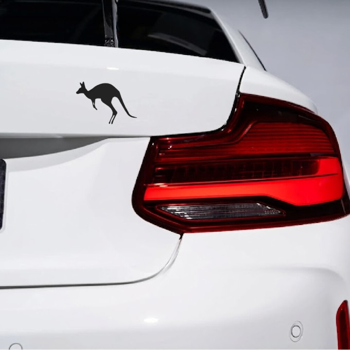 Buy Kangaroo Jumping Decal Sticker Online