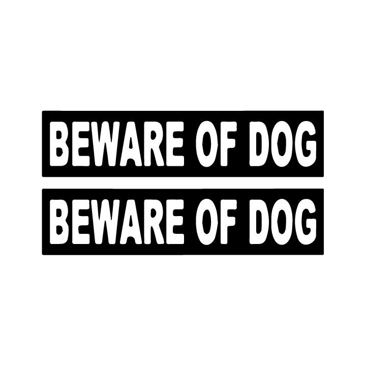 Buy Beware Of Dog Vinyl Decal Online