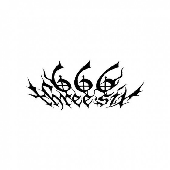 666 Three Six Band Logo...