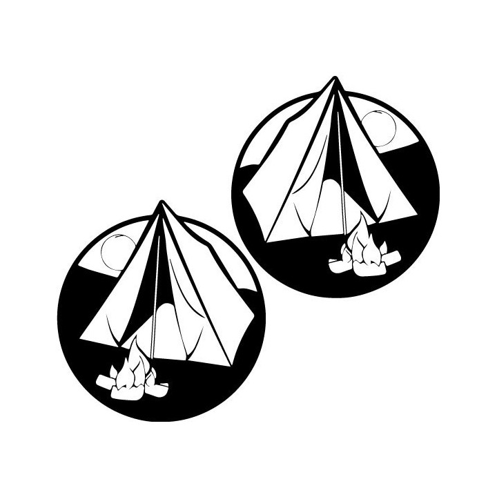 Buy Camping Vinyl Decal Online