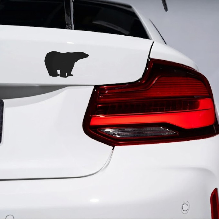 Buy Polar Bear Silhouette Decal Sticker Online