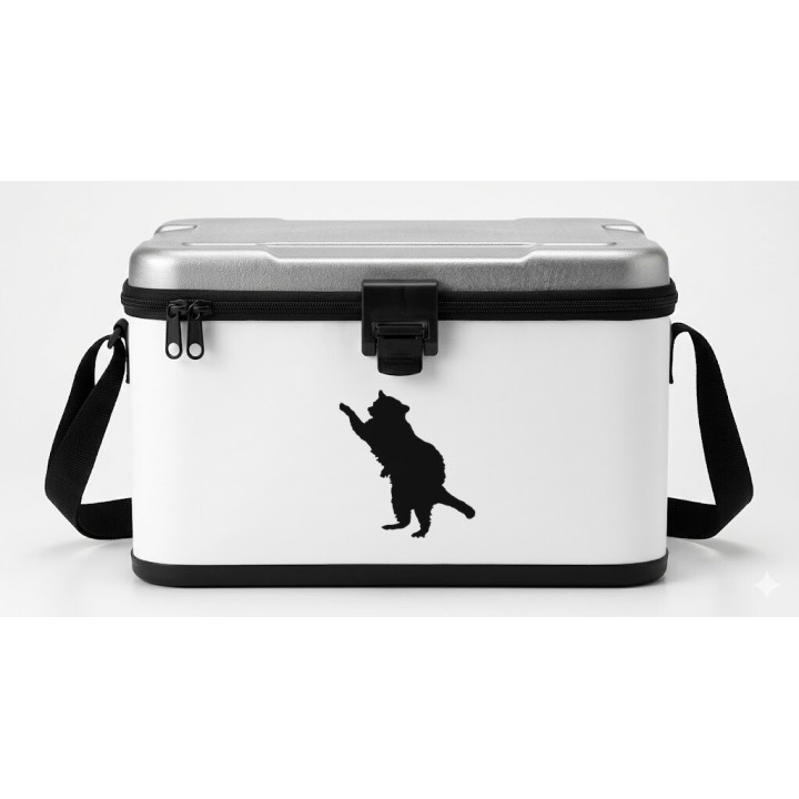 Buy Raccoon Silhouette Decal Sticker Online