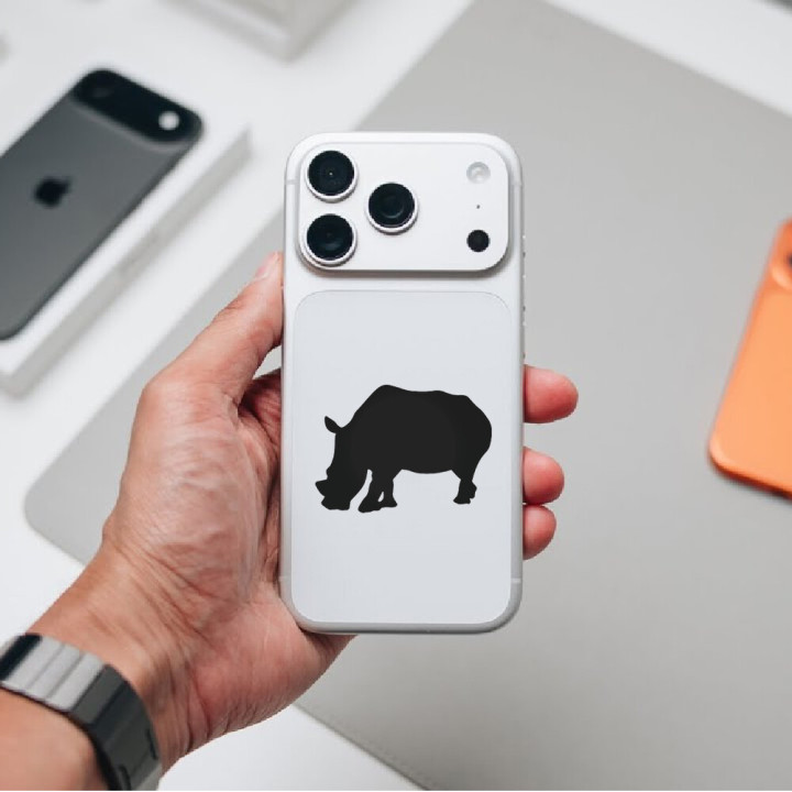 Buy Rhinoceros Vinyl Decal Sticker Online
