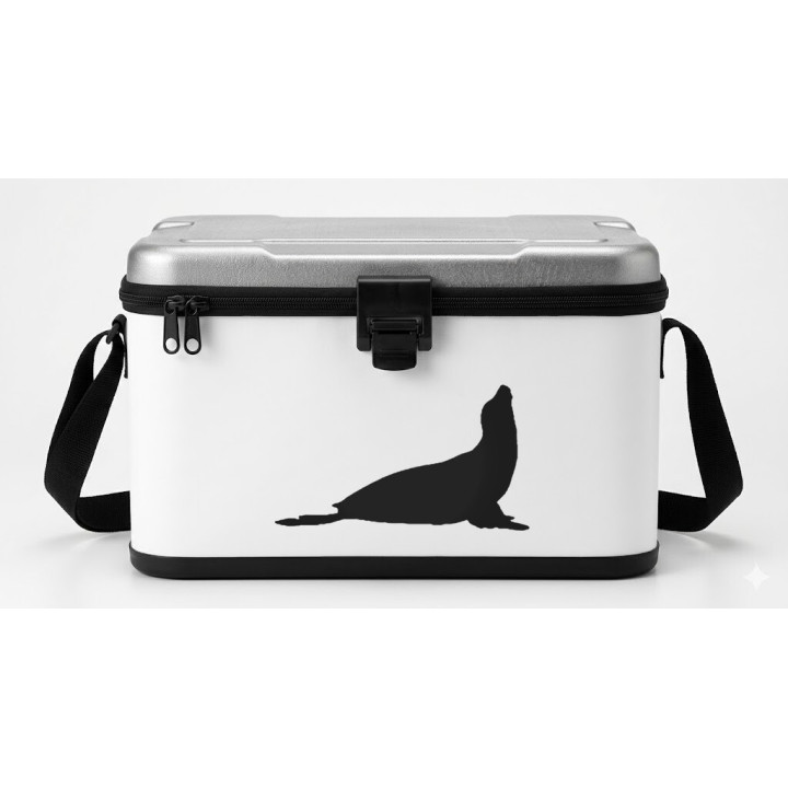 Sea Lion Stickers – Ocean Wildlife Silhouette Decals (2-Pack)