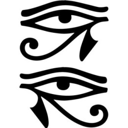 Eye of Horus Stickers – Egyptian Symbol Decals (2-Pack)