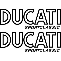 Ducati Sportclassic Vinyl Decal Sticker Dh - DecalsHouse