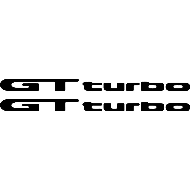 GT Turbo Stickers – Renault 5 GT Turbo Forced Induction Decals (2-Pack)