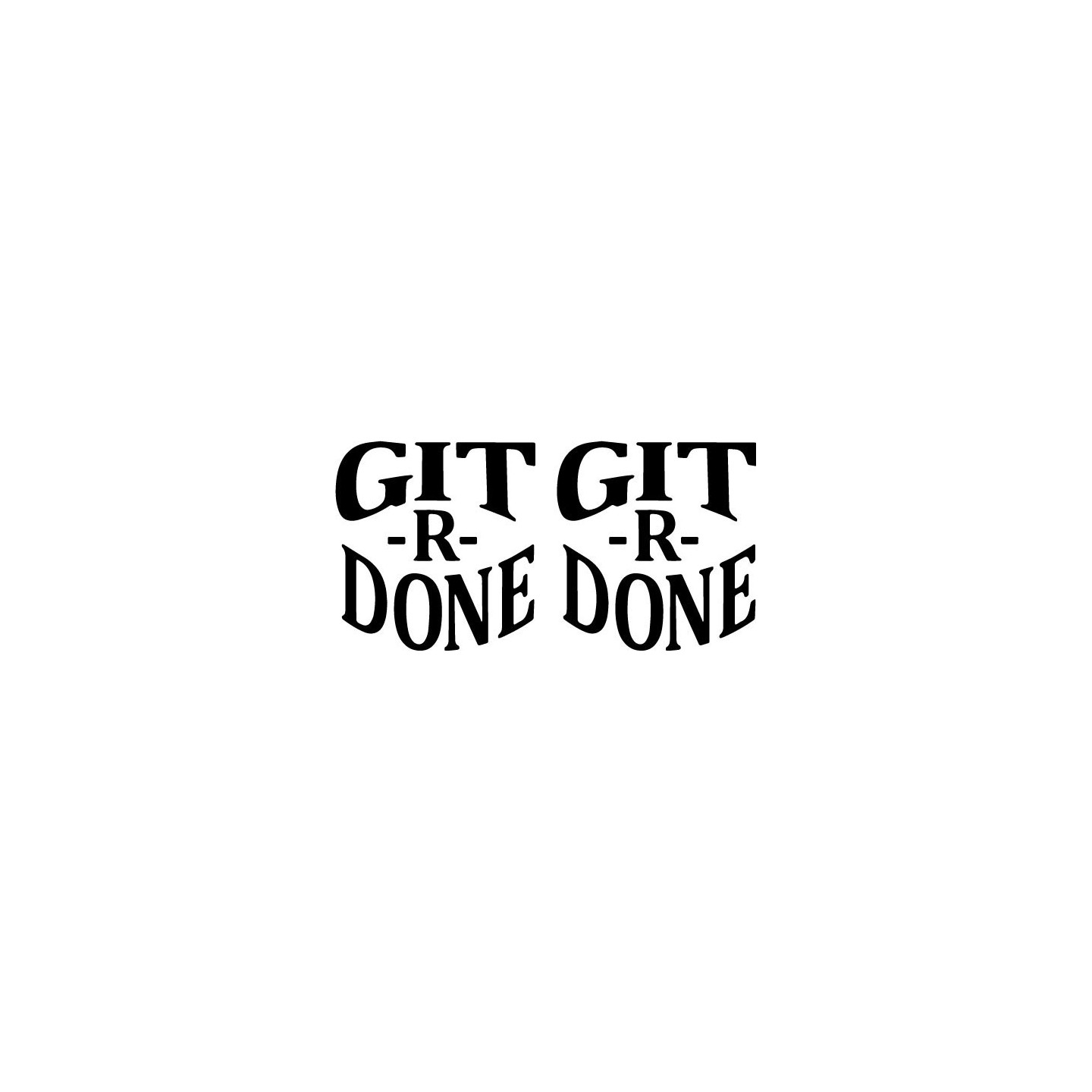Git-R-Done Stickers – Larry the Cable Guy Decals (2-Pack)