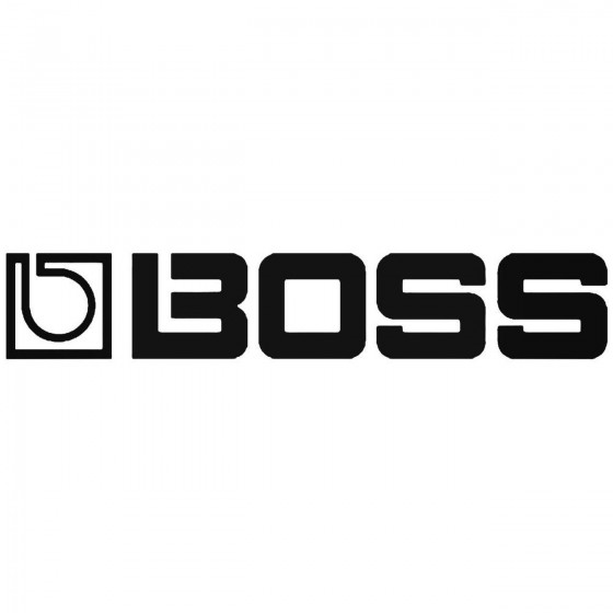 Boss Motorsports 1 Sticker