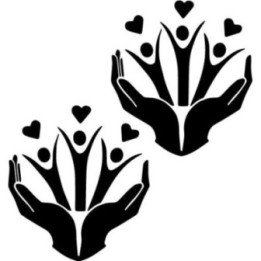 Children In Caring Hands Stickers – Family Love Decals (2-Pack)