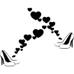 Love Heels Stiletto Stickers – Fashion Decals (2-Pack)