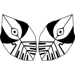 Gas Mask Biohazard Stickers – Tactical Eye Decals (2-Pack)