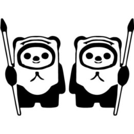 Star Wars Ewok Stickers – Wicket Endor Decals (2-Pack)