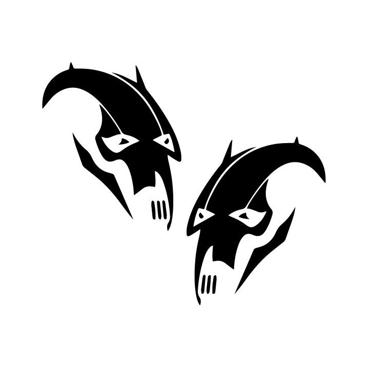 Star Wars General Grievous Stickers – Clone Wars (2-Pack)