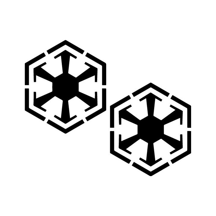 Star Wars Sith Empire Stickers – KOTOR Decals (2-Pack)