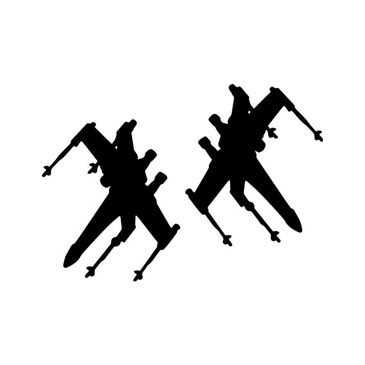 Star Wars X-Wing Stickers – Rebel Starship Decals (2-Pack)