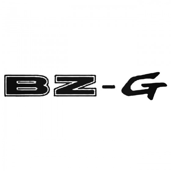 Bz G Decal Sticker 1
