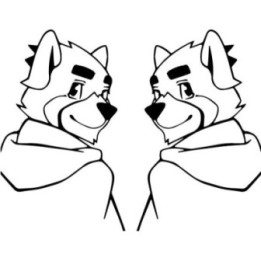 Tavi Mossrose Stickers – Furry Fandom Decals (2-Pack)