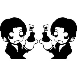 True Blood Bill Compton Stickers – Vampire Decals (2-Pack)