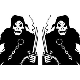 Skeletor Stickers – Masters of the Universe Decals (2-Pack)