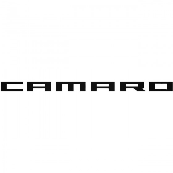 Camaro Block Text Logo Sticker