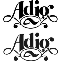 Adio Skate Stickers – Logo Decals (2-Pack)