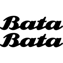 Bata Stickers – Fashion Brand Logo Decals (2-Pack)