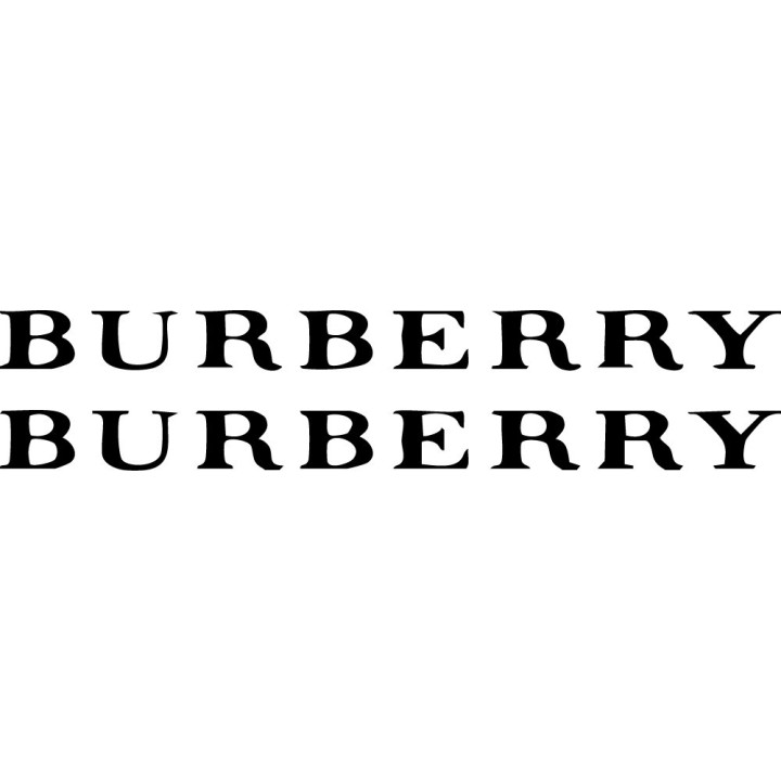 Burberry Stickers – Luxury Fashion Logo Decals (2-Pack)