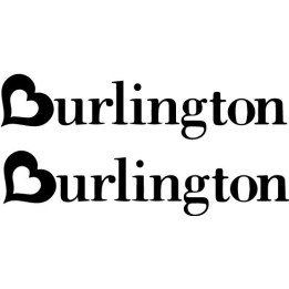 Burlington Stickers – Coat Factory Logo Decals (2-Pack)