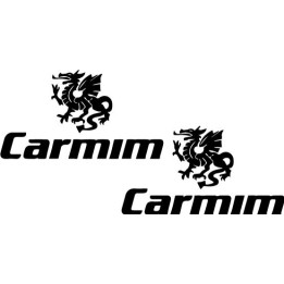 Carmim Stickers – Dragon Logo Fashion Decals (2-Pack)
