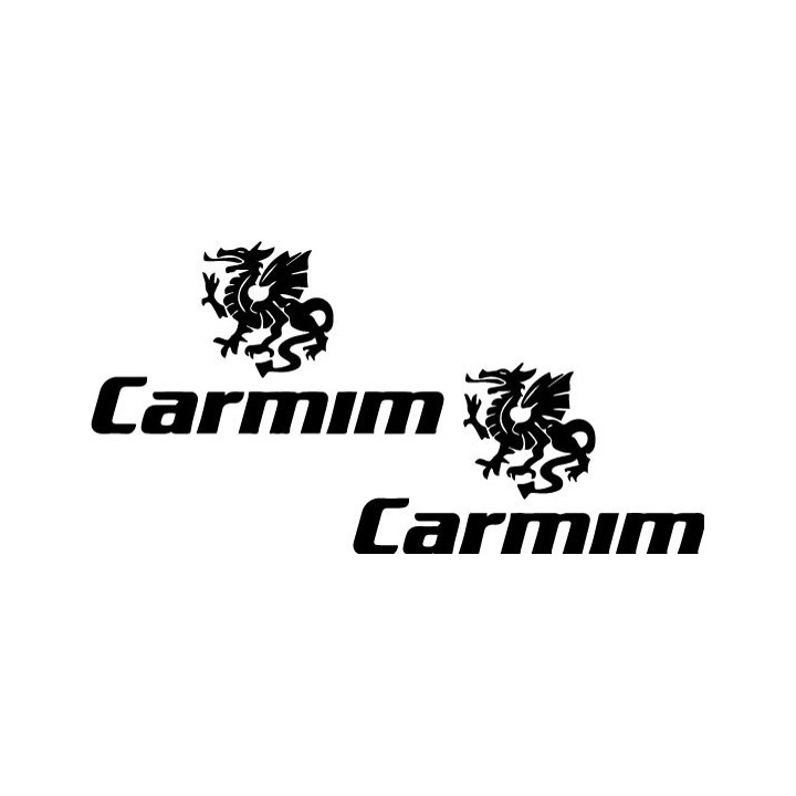 Carmim Stickers – Dragon Logo Fashion Decals (2-Pack)
