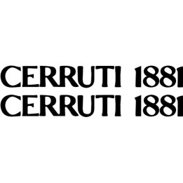 Cerruti 1881 Stickers – Italian Luxury Fashion Decals (2-Pack)