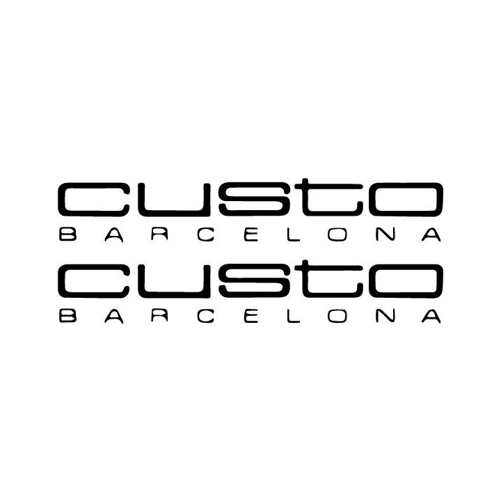 Custo Barcelona Stickers – Fashion Decals (2-Pack)