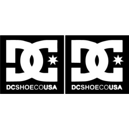 DC Shoes Stickers – DCSHOECOUSA Skate Decals (2-Pack)