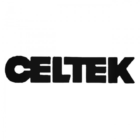 Celtek Text Decal Sticker