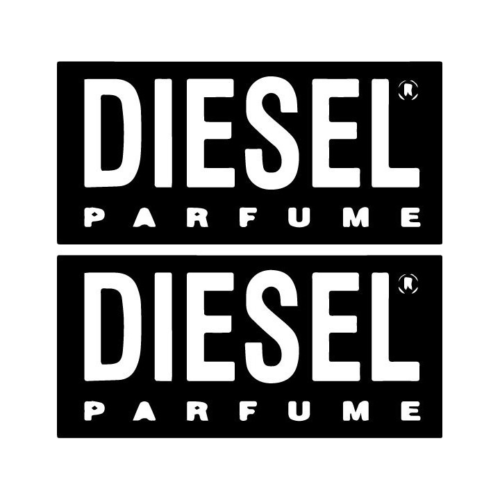 Diesel Parfume Stickers – Fashion Logo Decals (2-Pack)
