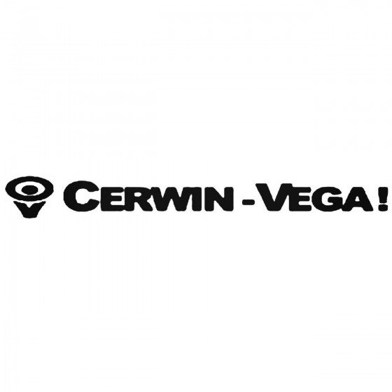 Cerwin Vega Logo 1 Sticker