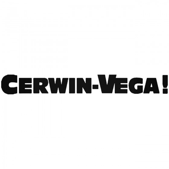 Cerwin Vega Logo 3 Sticker