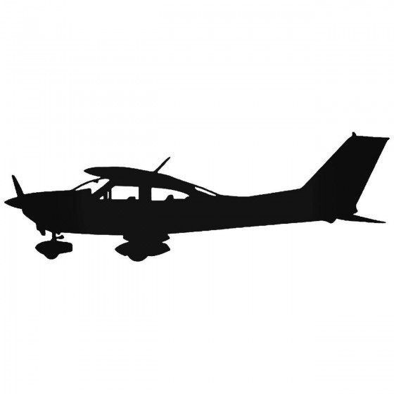 Cessna Plane Pilot 2 Sticker