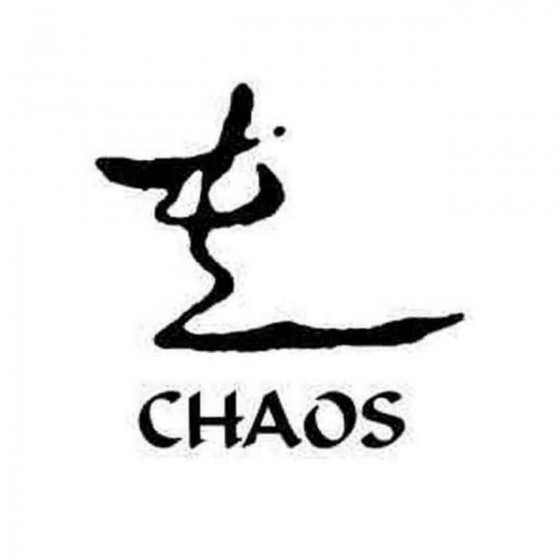 Chaos Kanji Symbol Decal...