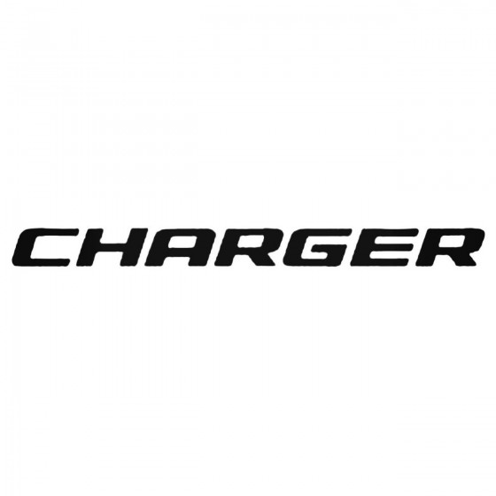 Charger Decal Sticker