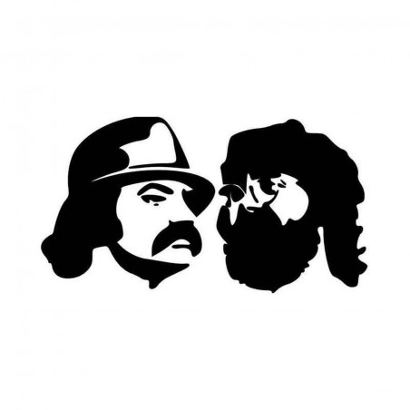 Buy Cheech And Chong Silouette Vinyl Decal Sticker Online