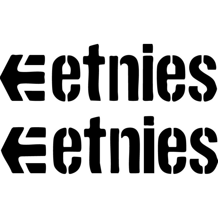 Etnies Stickers – Skateboarding Streetwear Decals (2-Pack)