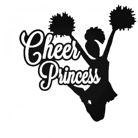 Buy Cheer Princess Decal Sticker Online