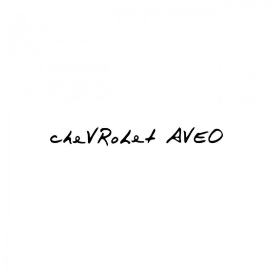 Chevrolet Aveo Vinyl Decal...