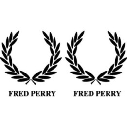 Fred Perry Stickers – Laurel Wreath Mod Ska Decals (2-Pack)