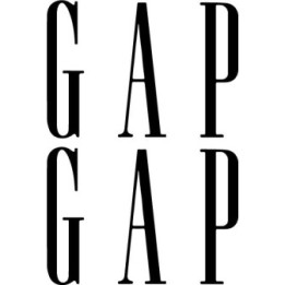 GAP Logo Stickers – Fashion Apparel Decals (2-Pack)