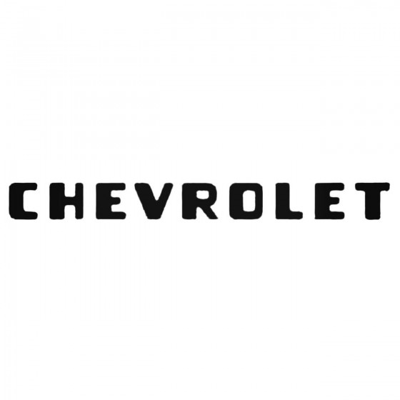 Chevrolet Decal Sticker