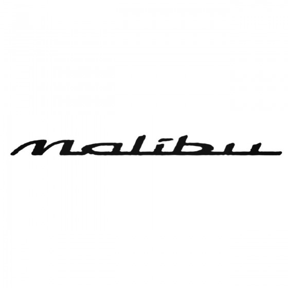 Chevrolet Malibu Decal Sticker