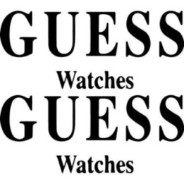 Guess Watches Stickers – Fashion Decals (2-Pack)